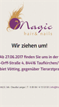 Mobile Screenshot of friseur-magic-hair.de